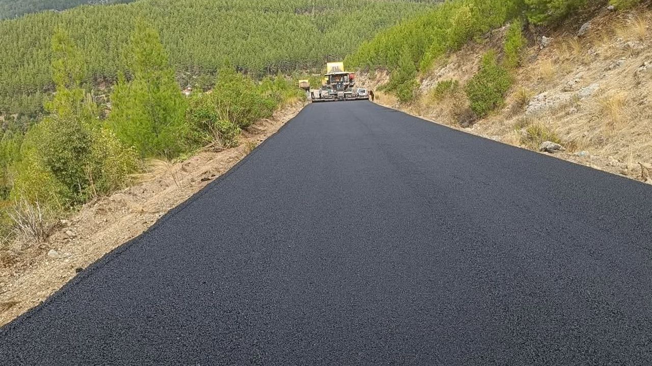 Burdur’da 6 kilometrelik asfalt çalışması tamamlandı