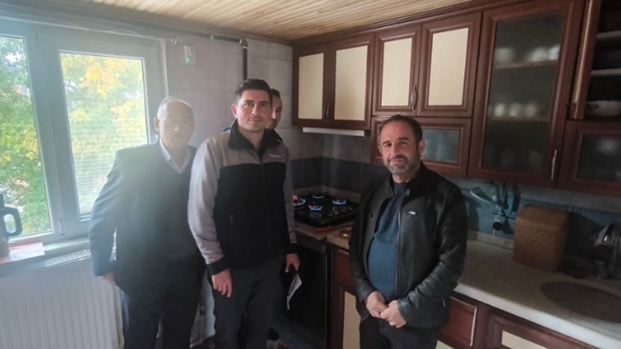 Çarıksaraylar’da Doğal Gaz Sevinci