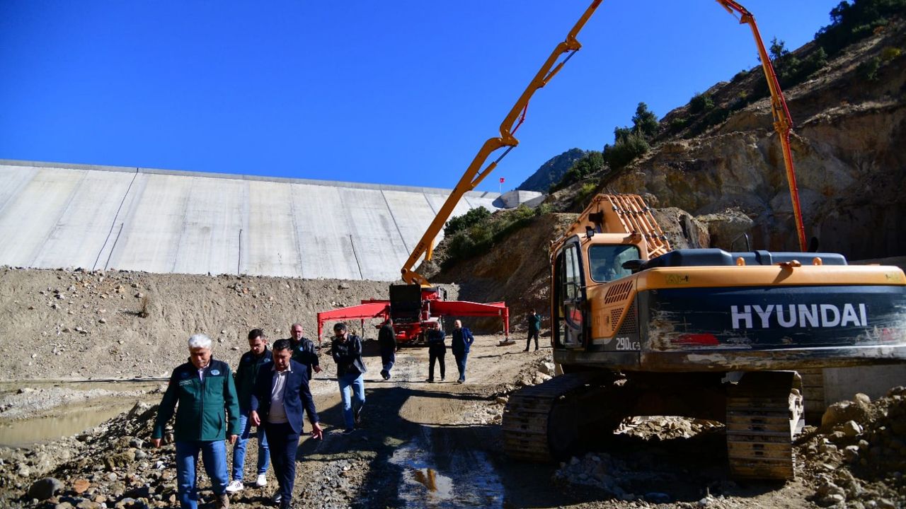 Darıderesi 2 Barajı’nda sona yaklaşıldı