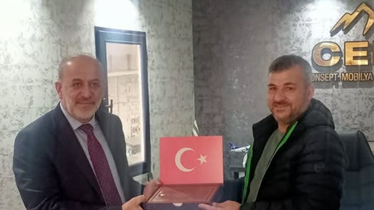 İl Müftüsü Biçer’den Hayırsever Özkan Demirel’e Ziyaret