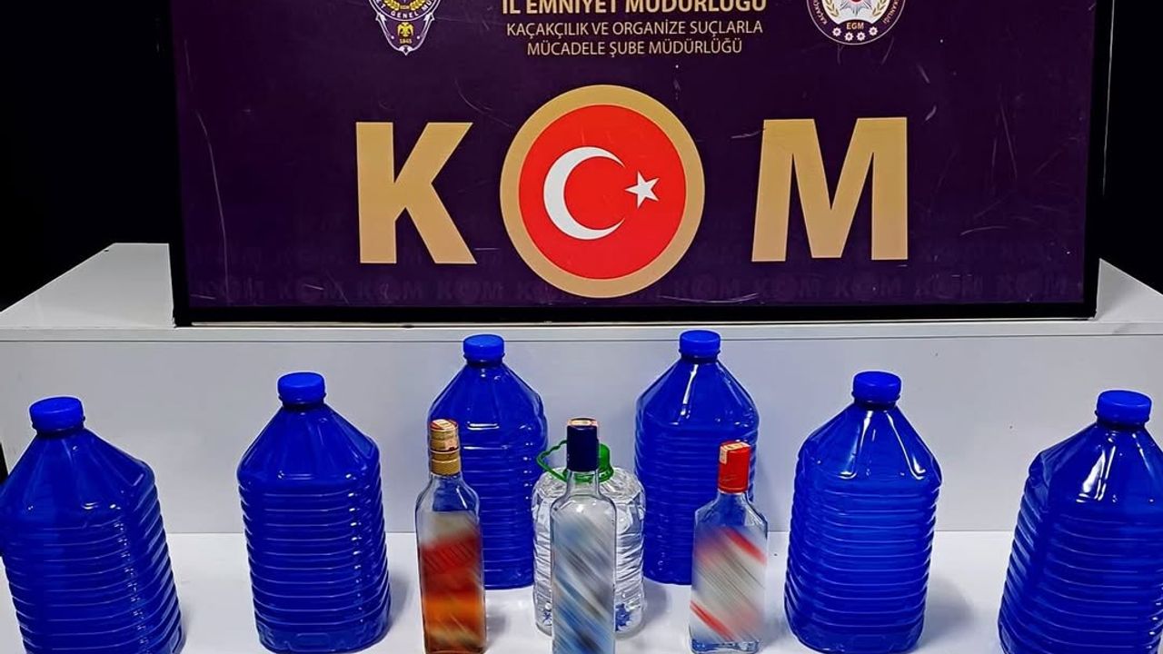 Isparta’da Kaçak Alkol Operasyonu  33,5 Litre Kaçak Alkol Ele Geçirildi