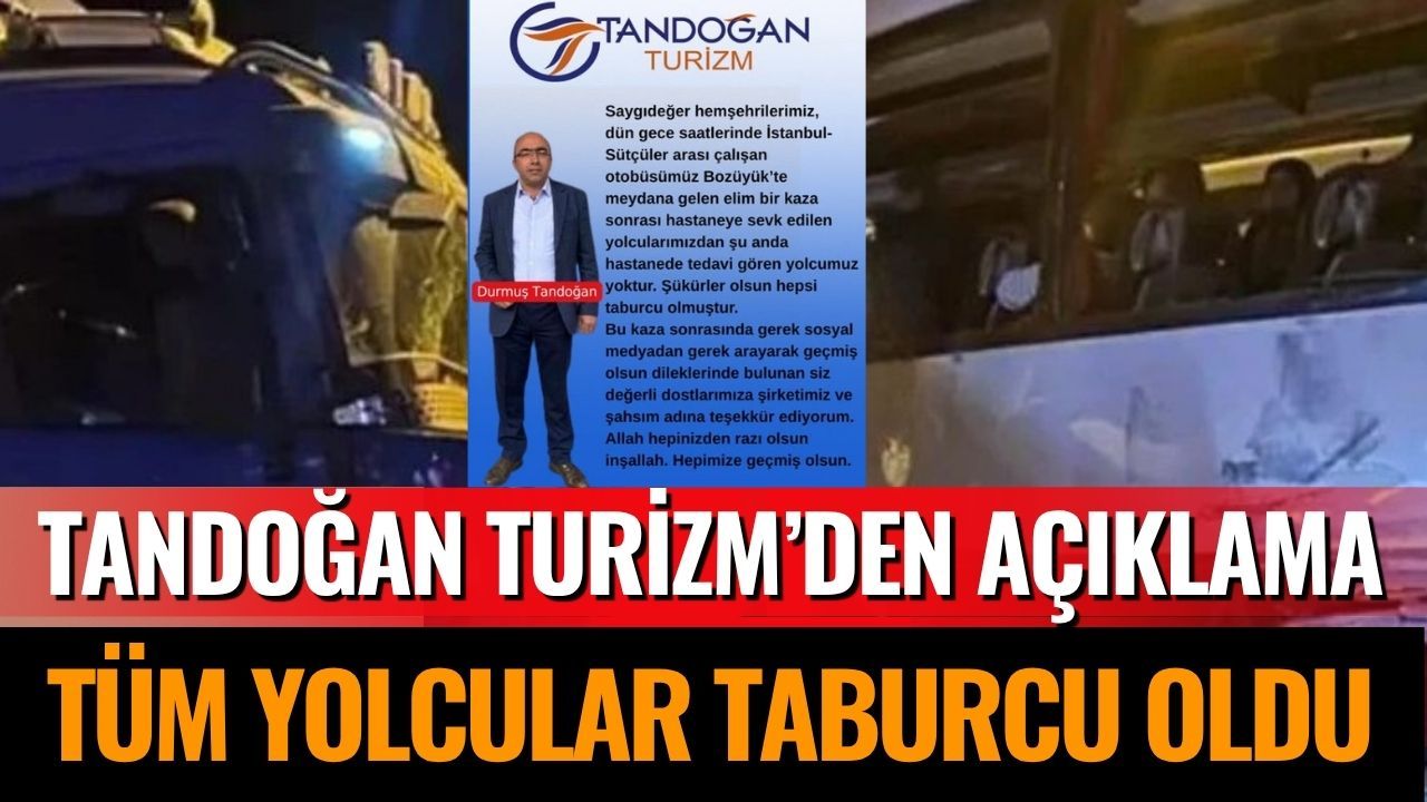 Bozüyük’teki Otobüs Kazasında Yaralı Yolcu Kalmadı