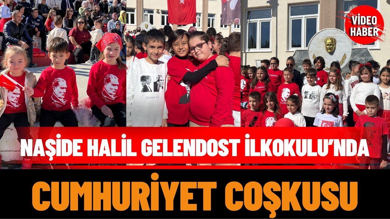 Naşide Halil Gelendost İlkokulu’nda Cumhuriyet Coşkusu