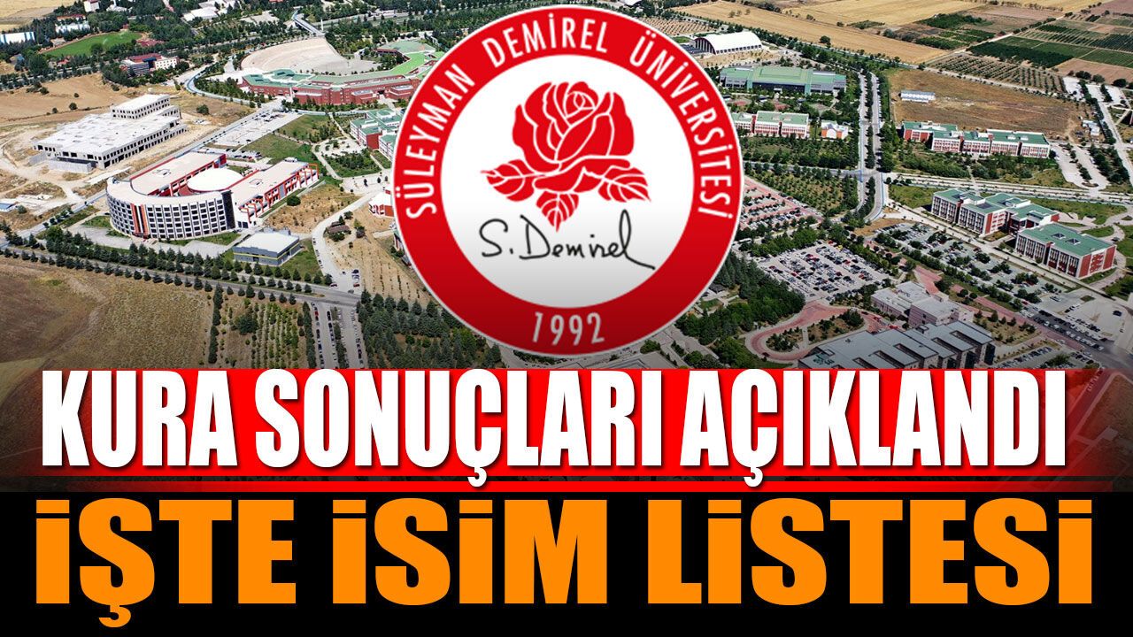 SDÜ Mevsimlik Geçici İşçi Alımı Noter Kura Sonuçları Açıklandı