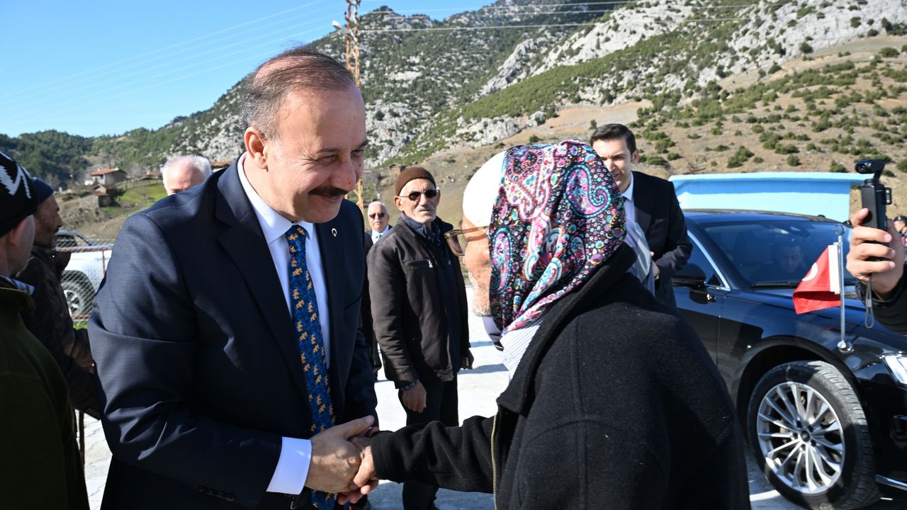 Vali Erin, Sütçüler’in köylerinde vatandaşlarla buluştu