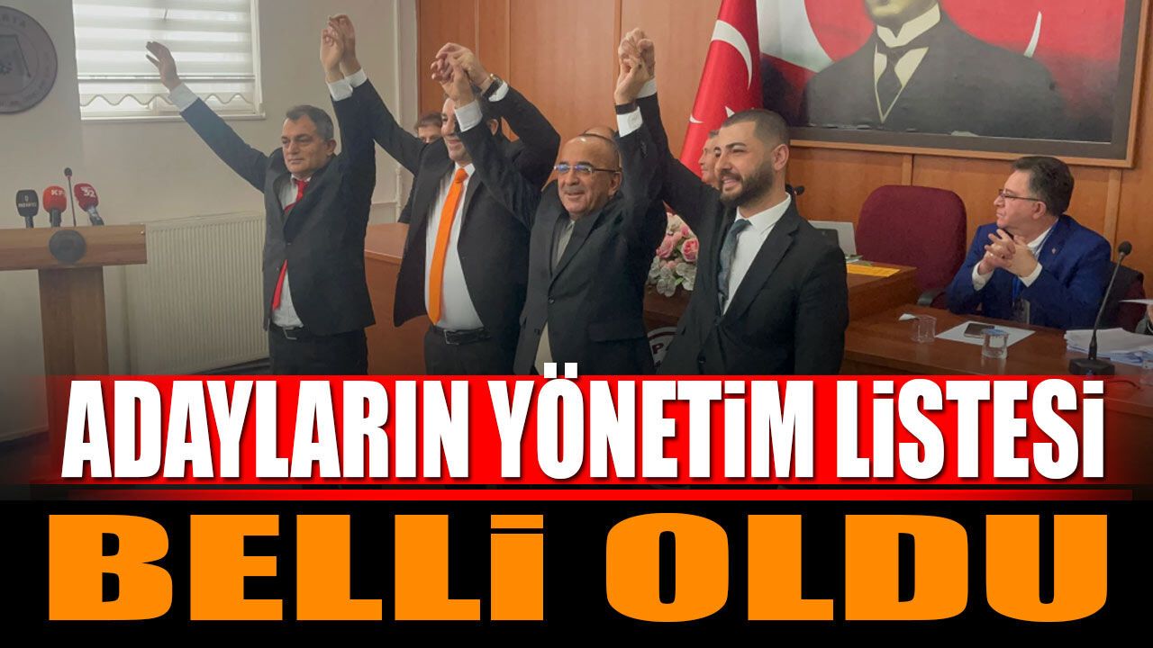 Isparta Berberler ve Kuaförler Odası Başkan Adaylarının Yönetim Listesi Belli Oldu