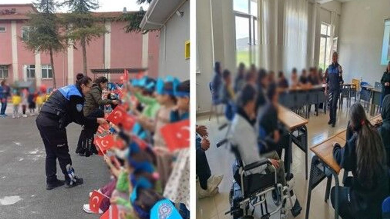 Isparta'da Polisten Okullarda Güvenlik ve Farkındalık Çalışması