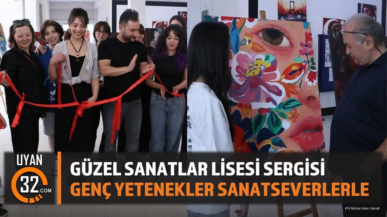Isparta Güzel Sanatlar Lisesi Öğrenci Resim Sergisi Sanatseverlerle Buluştu