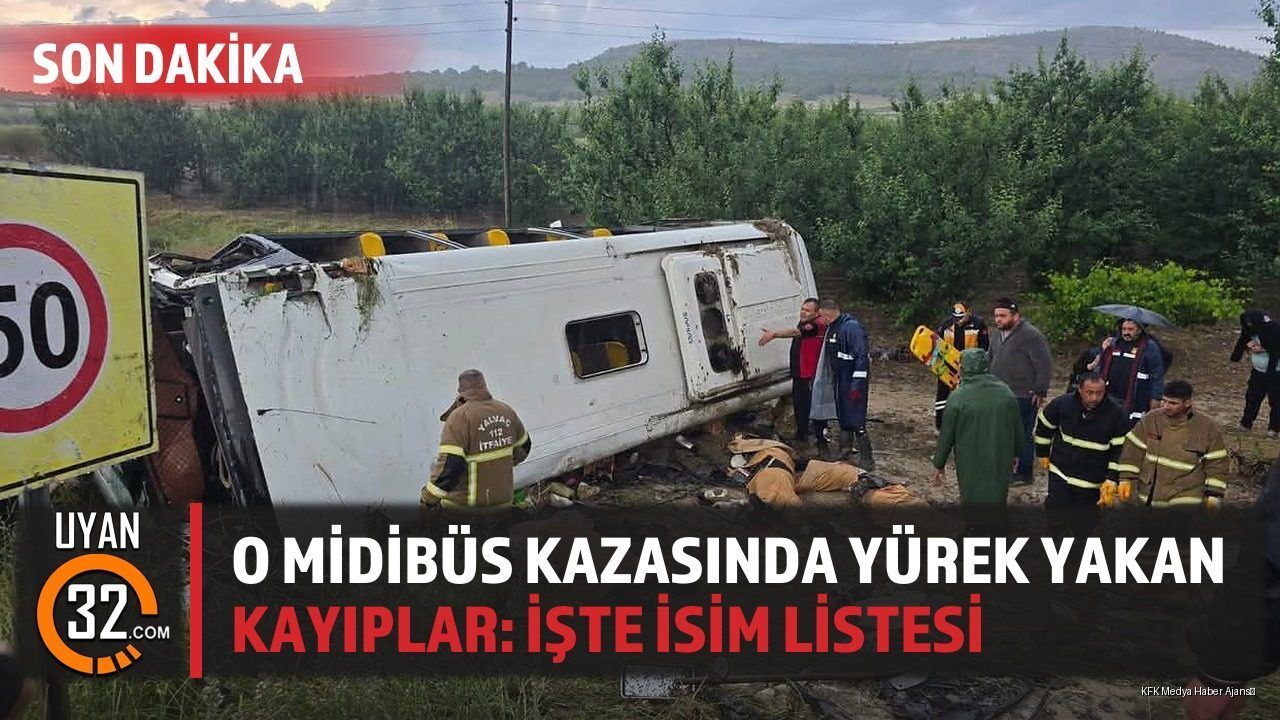 O Midibüs Kazasında Yürek Yakan Kayıplar: İşte İsim Listesi