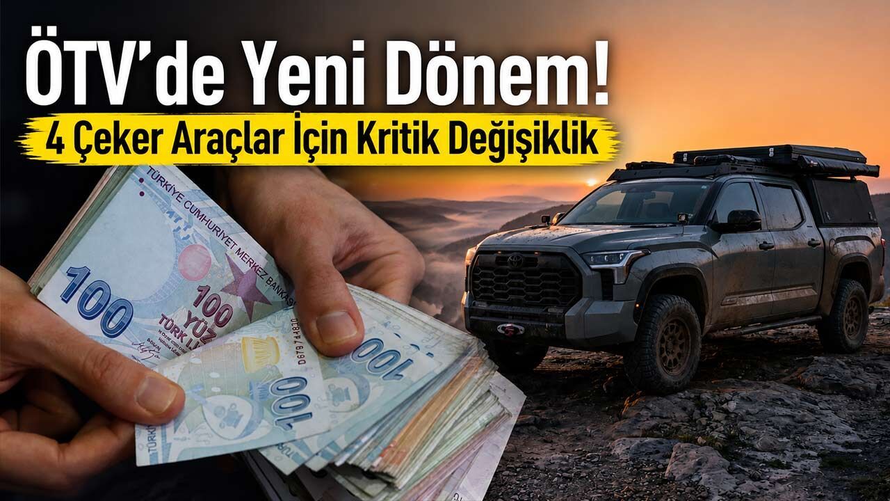 4 Çeker Araç Sahipleri Dikkat! ÖTV'de Yeni Dönem Başlıyor