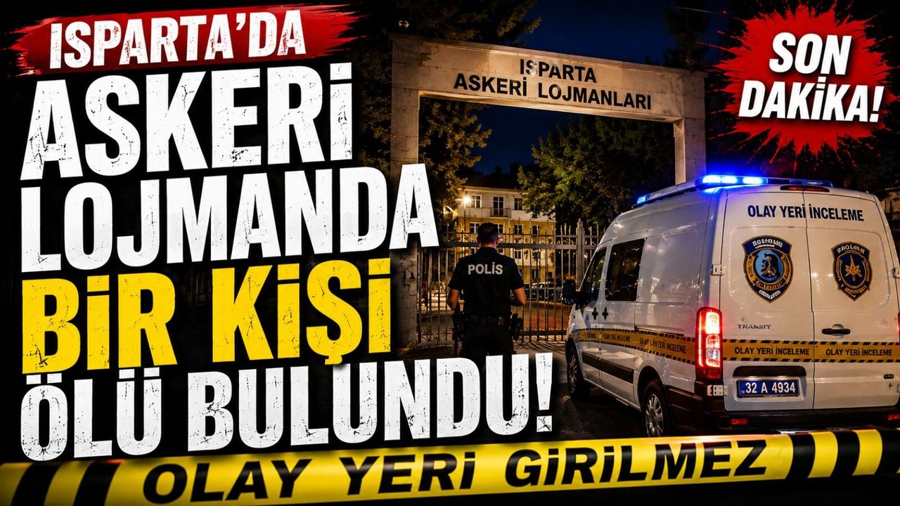 Isparta'da Askeri Lojmanlardan Acı Haber: Bir Kişi Ölü Bulundu