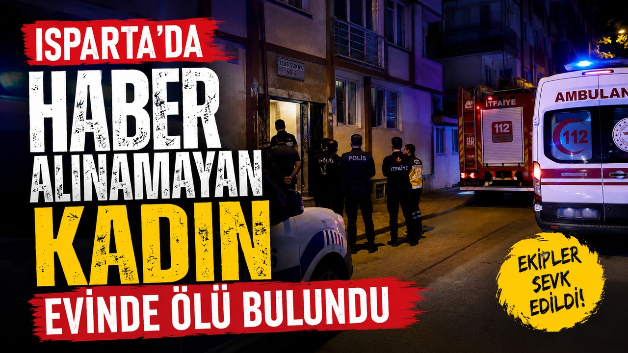 Isparta'da Haber Alınamayan Kadın Evinde Ölü Bulundu