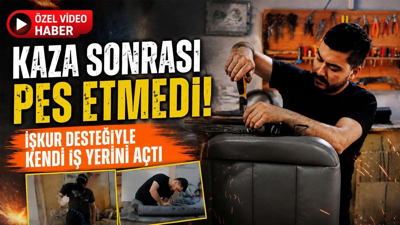 Kaza Sonrası Pes Etmedi: İşkur Desteğiyle Kendi İş Yerini Açtı
