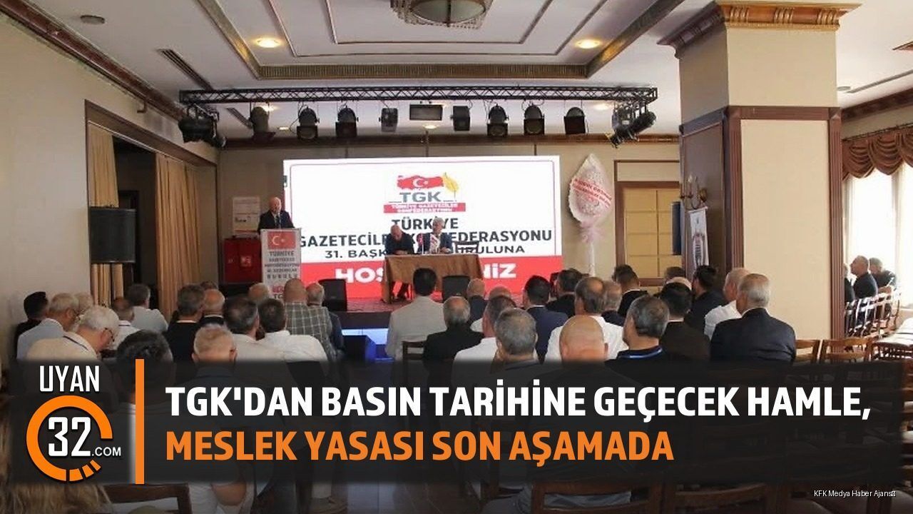 TGK'dan Basın Tarihine Geçecek Hamle, Meslek Yasası Son Aşamada