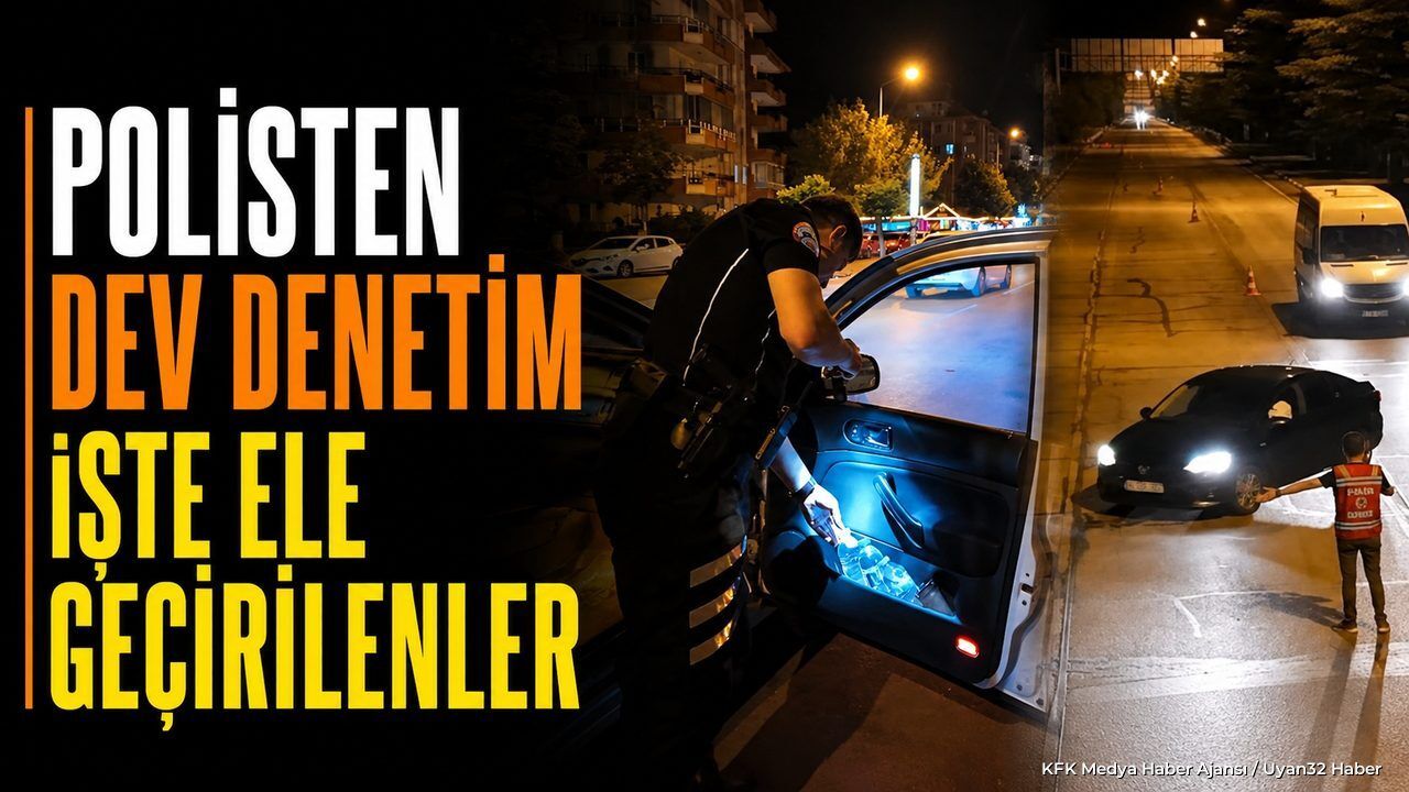 Isparta’da Dev Polis Denetimi: Bir Haftalık Bilanço Açıklandı