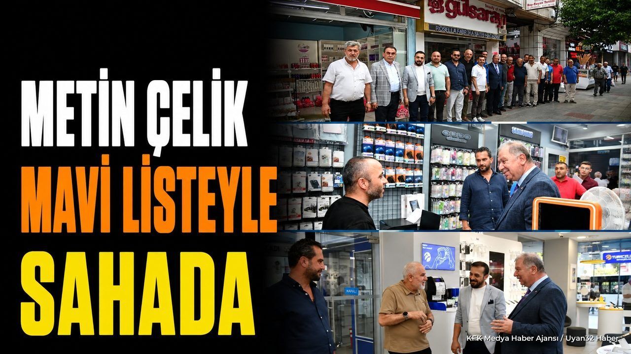 ITSO Başkanı Metin Çelik Mavi Liste Ekibiyle Sahada