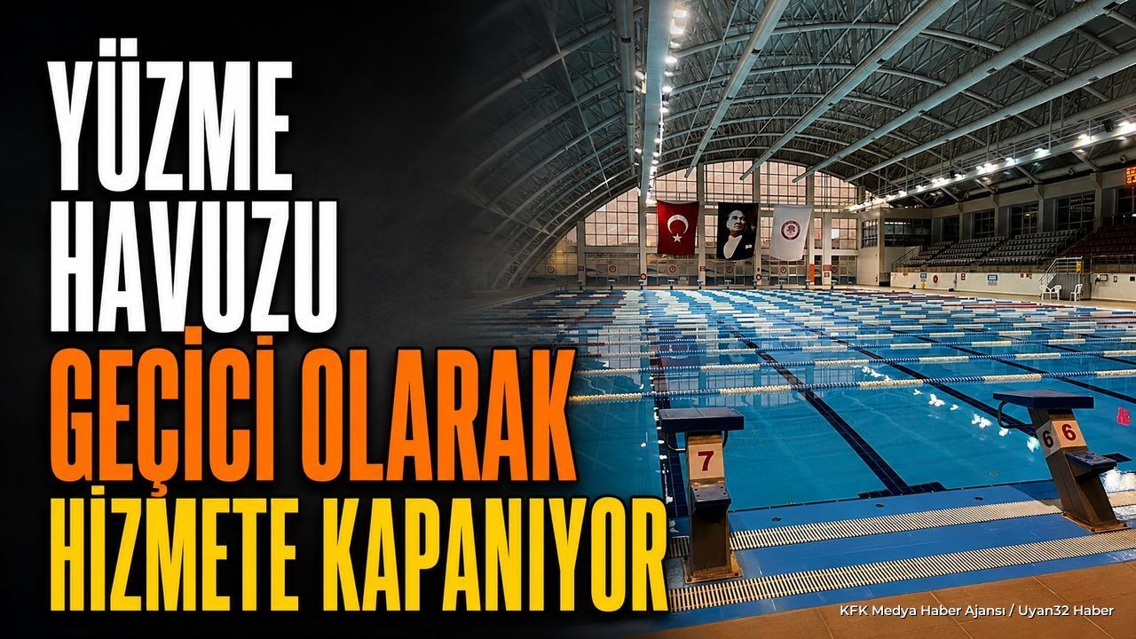 SDÜ 29 Ekim Olimpik Yüzme Havuzu Geçici Olarak Kapatılıyor