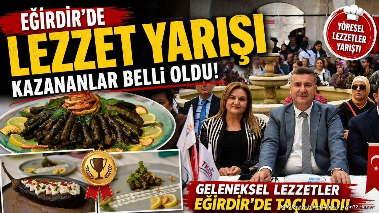 Eğirdir’de Yöresel Lezzetler Yarıştı