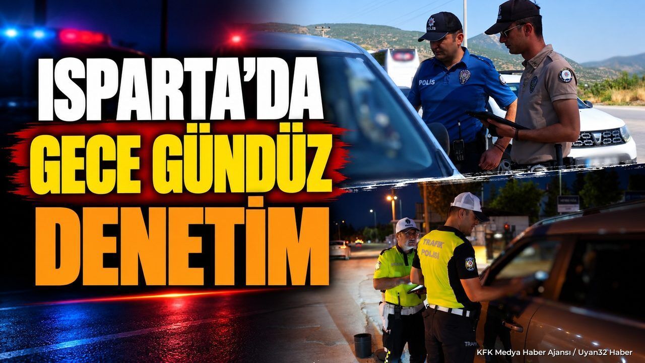 Isparta'da Polisten 3 Farklı Noktada Huzur Denetimi