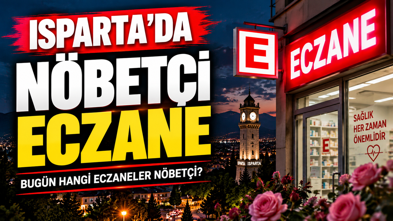 Isparta Nöbetçi Eczaneler Listesi Belli Oldu: 6 Eylül 2026