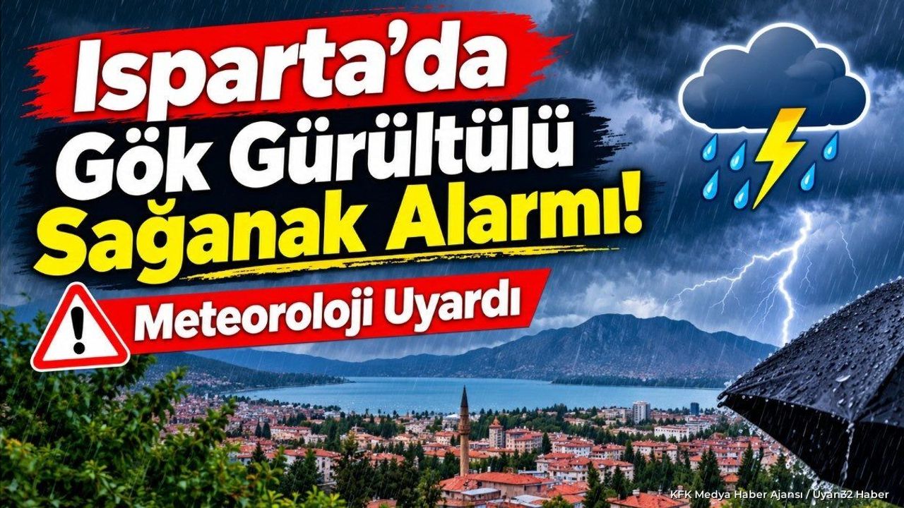 Meteoroloji’den Burdur İçin Kuvvetli Yağış Uyarısı