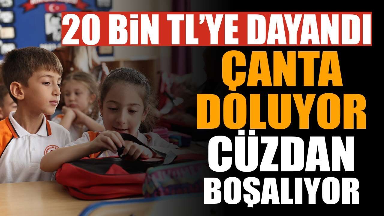 Isparta’da çanta doluyor, cüzdan boşalıyor: Okula dönüş faturası 20 bin TL’ye dayanıyor