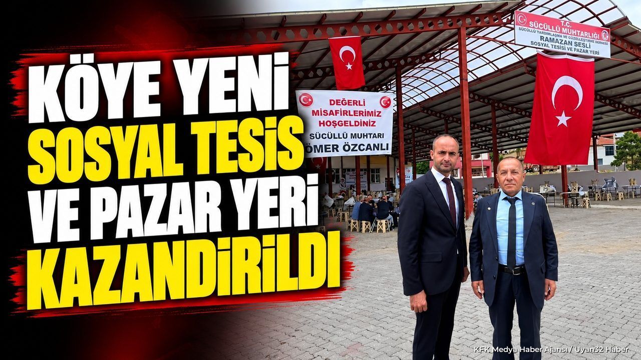 Yalvaç Sücüllü’de Ramazan Sesli Sosyal Tesisi Hizmete Açıldı