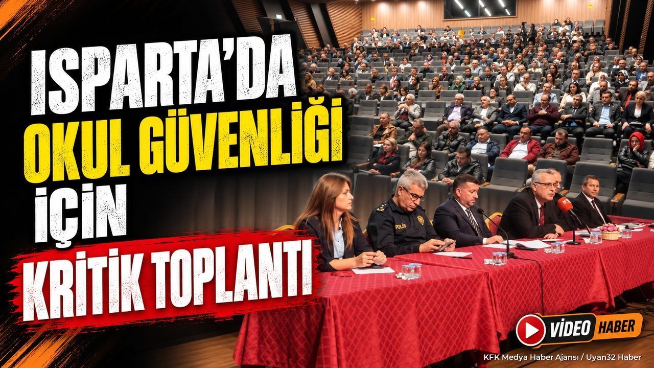 Isparta’da Okul Güvenliği İçin Toplantı Düzenlendi