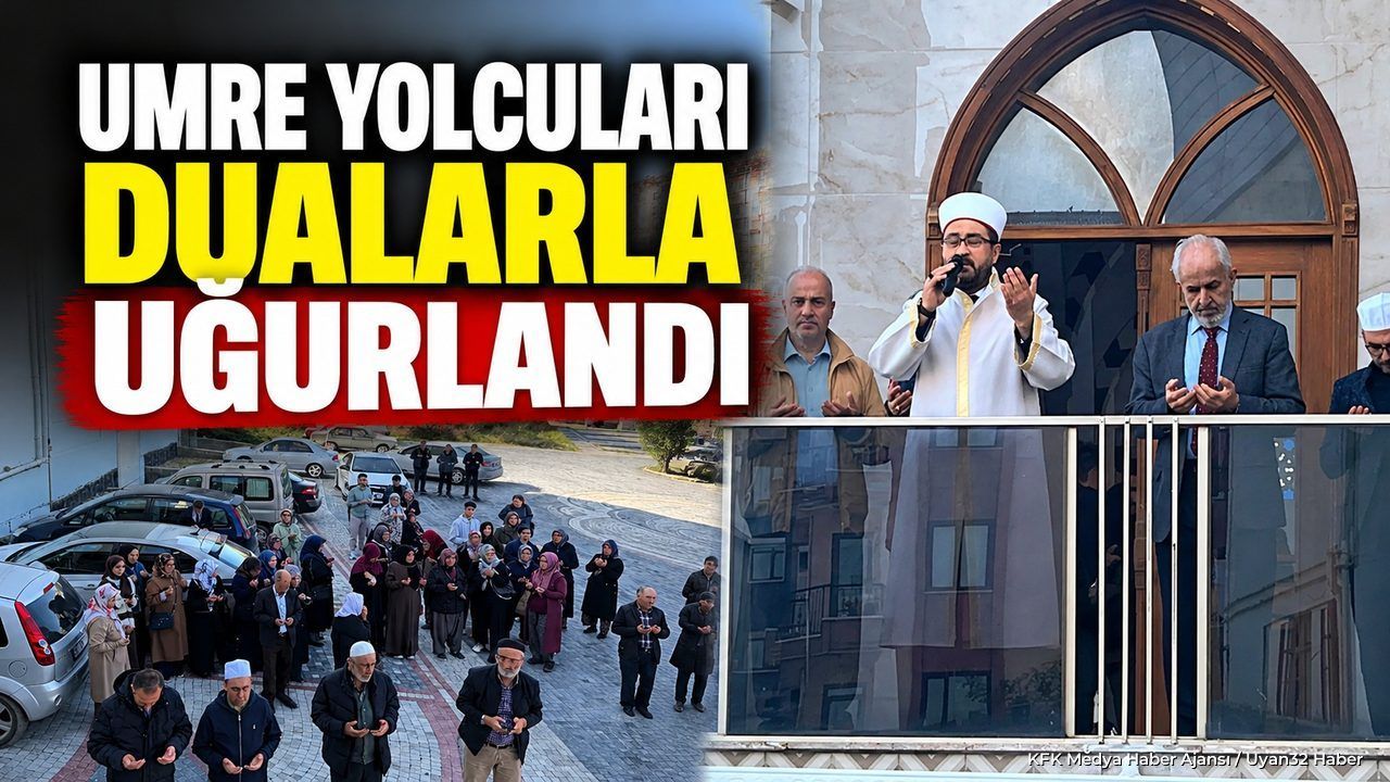 Isparta’da Umre Yolcuları Dualarla Uğurlandı