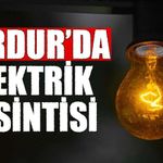 Burdur’da Elektrik Kesintisi! Bu Bölge 6 Saat Elektriksiz Kalacak