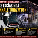 Otobüs Faciasında Pamukkale Turizm’den İlk Açıklama