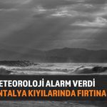 Antalya Kaş-Finike Denizlerinde Fırtına Uyarısı