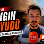 Eğirdir'de Yangın Büyüdü Kfk Ajans Olay Yerinde