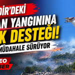 Eğirdir'deki Orman Yangınına Uçak Desteği! Müdahale Sürüyor
