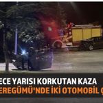 Isparta Deregümü Kavşağı'nda Trafik Kazası: Araç Takla Attı