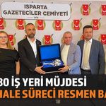 Isparta Deri OSB'de 180 İş Yeri İçin İhale Süreci Başladı