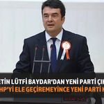 Metin Lütfi Baydar'dan CHP'den Ayrılanlara Sert Sözler