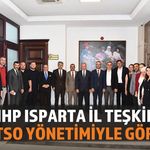 MHP Isparta Heyeti ITSO Yönetimiyle Görüştü