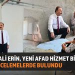 Vali Erin AFAD Hizmet Binası İnşaatını İnceledi