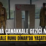 Dinar'da Çanakkale Savaşları Gezici Müzesi Kapılarını Açtı