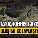 Isparta Çukur Köyü'nde Kıbrıs Gazisinin Evine Güvenli Ulaşım
