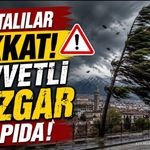 Isparta İçin Fırtına Uyarısı: Meteoroloji Gün Verdi