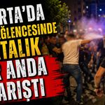Isparta'da asker eğlencesinde ortalık bir anda karıştı