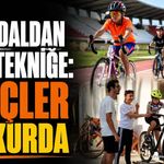 Isparta'da Bisiklet Tutkunları Atatürk Stadyumu'nda Buluşuyor