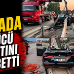 Isparta'da Miryokefalon Kavşağı'nda Kaza: Araç Bariyerlere Çarptı