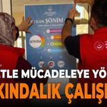 Keçiborlu'da Kadına Şiddetle Mücadele İçin Afiş Çalışması