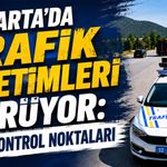 Isparta'da Trafik Denetimleri Sürüyor