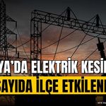 Antalya’da 6 Eylül Pazar Günü Elektrik Kesintisi!