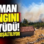 Burdur Bucak'ta Orman Yangını: Evler Tedbiren Tahliye Ediliyor