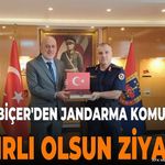 Isparta İl Müftüsü Biçer'den Jandarma Komutanı Başkonak'a Ziyaret